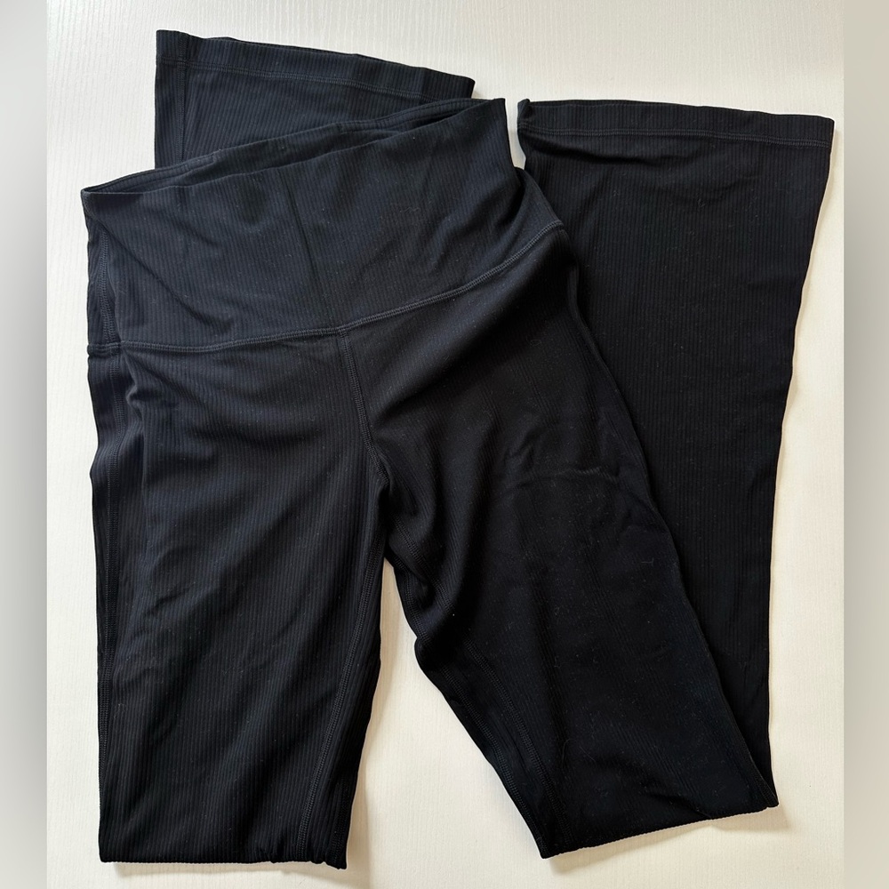 Lululemon Black Flared Leggings
